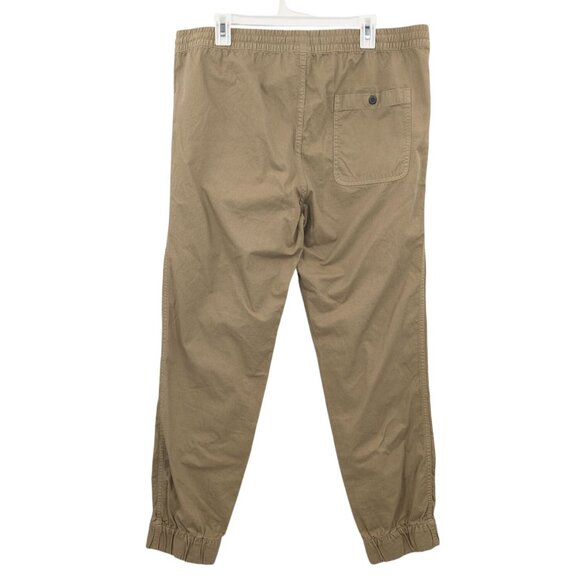 Gap Jogger Pants Men Size L Canvas Cargo Khaki Casual Pull-On Gorpcore Commute - Picture 2 of 10